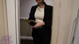 Cum hungry hotel manager seduced me as my wife showered