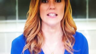 Sarah Jane Mee Sky News more jiggling cleavage 