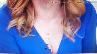 Sarah Jane Mee Sky News more jiggling cleavage 