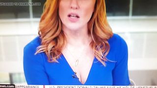 Sarah Jane Mee Sky News more jiggling cleavage 