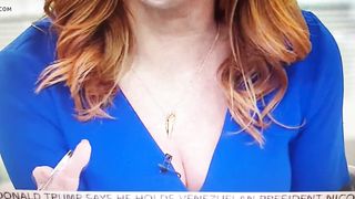Sarah Jane Mee Sky News more jiggling cleavage 