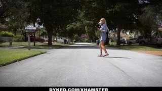 Dyked - Horny Stepmom seduces young Daughter