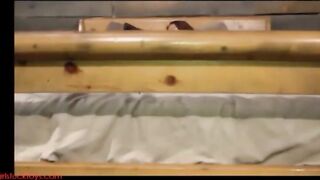 2 nasty big tit milf whores fuck each other with pink dildo 