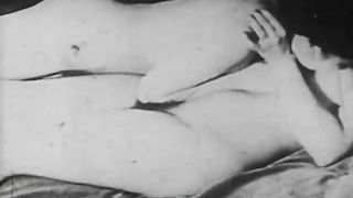Two Naked Chicks Pleasing Each Other (1930s Vintage)