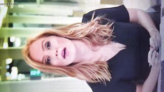 Sarah Jane Mee jiggling clevage 