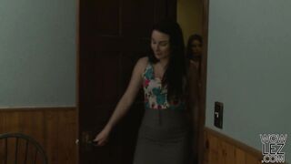 Married woman enjoys her first lesbian sex