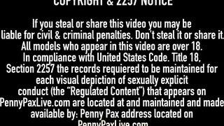 Porn Celeb Penny Pax Licks & Sucks Pussy with Lily LaBeau!