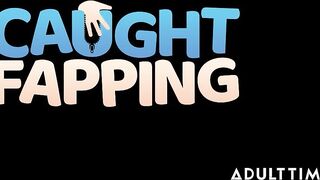 Horny Teen Aria Lee CAUGHT MASTURBATING By Stepdaddy!