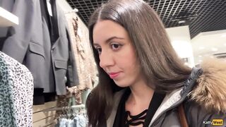 Cumwalk in Public Shopping Mall