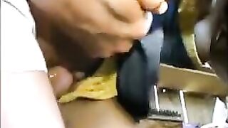 French Brunette sodomized in threesome with Papy Voyeur