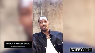 WIFEY Gorgeous Fit Hotwife Serenity Cox Gets Huge Creampie In Threesome