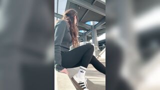 Finding A Spot At The Mall To Cum Hard - Public Orgasm - Outdoors