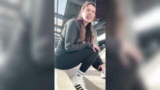 Finding A Spot At The Mall To Cum Hard - Public Orgasm - Outdoors