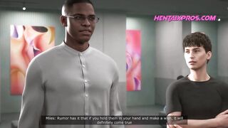 Room Service? More Like Throat Service for His Big Black Dick - Uncensored Hentai