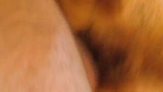 Beautiful hairy granny banged to orgasm in public