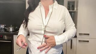 Free my huge nipples - Eva the HuCow