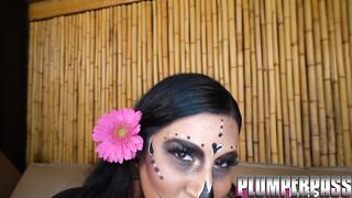 Busty BBW Sofia Rose Dresses Up to Fuck BWC