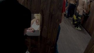 Hot Blonde Bimbo Gets a Steamy Massage & hard anal