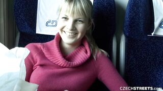 Beauty on train