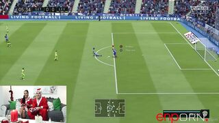 PornGameplay Fifa19: Apolonia Lapiedra follando con Jordi ENP. Final feliz.