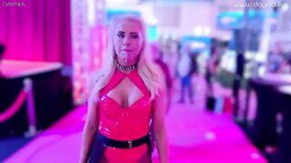 VENUS Fair Berlin - PUBLIC FUCK directly at the exhibition stand + ULTRA sperm walk - DAYNIA