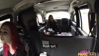 "I bet you've never had a bit of class in this taxi" - Female Fake Taxi