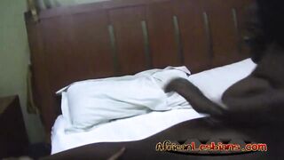 Milf ebony pussy affair with black teen