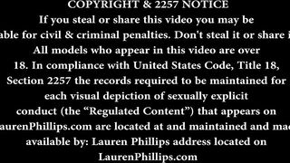 Kiki Daire Plays with Lauren Phillips Sweet Pussy!