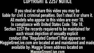 Big Boobed Star Maggie Green has 6 Girl Orgy Fuck Fest! WTF!