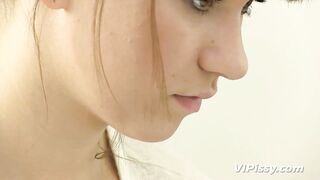 Gorgeous girls piss and toy in this seductive close-up lesbi