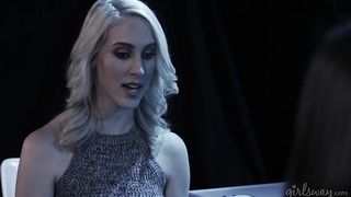 Squirting lesbian trio