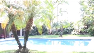 Girl is fucked by a lesbian in her own apartment