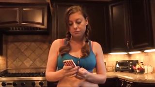 Girl is fucked by a lesbian in her own apartment