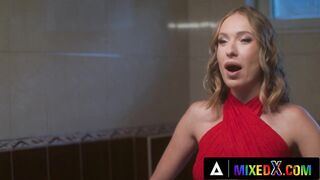 MIXEDX - Hot Threesome Between Stepsisters Angelika Grays, Alyssa Bounty And Annalisa Atomic Blonde