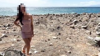 triple sex with blonde and brunette on nudist beach