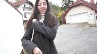 PublicAgent (full scene) Russian woman with tiny ass and grippy pussy cheats on her boyfriend with big cock for quick cash