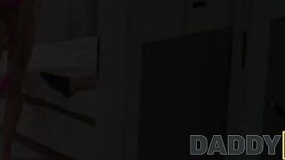 DADDY4K. Sexy babe Vixi Rafi was fucked roughly by her boyfriend's Daddy