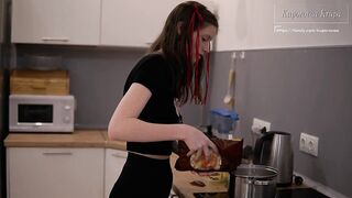 Kuporovaa Krupa wants to burn calories with sex ( cumshot )