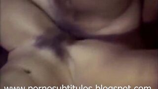 Stepmother wakes up stepson completely in vintage Spanish