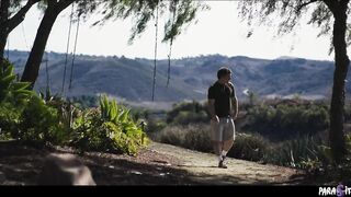 3 Girl 1 Guy - Freaky Hike Turns into Reverse Gangbang Femdom Blowjob