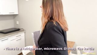 I fucked an estate agent hard because she overcharged for her service