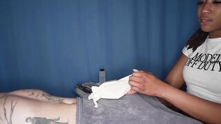 Ebony Nurse Cock Millking