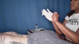 Ebony Nurse Cock Millking