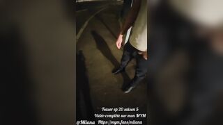 Miiana -DEFI Je BAISE un INCONNU sur un parking devant mon MARI COCU