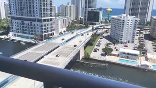 Gave Her Hard Dick All Throughout This Airbnb In Miami Outside To Inside Major Cum Shot