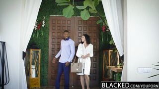 BLACKED Brunette Adriana Chechik Takes Trio of BBCs