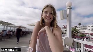 Real Teens - Teen POV pussy play in public