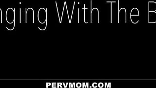 ❤️PervMom - Busty Latina Stepmom Gags On Her Stepson's Cock
