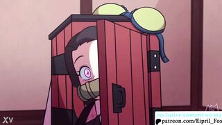 Nezuko x Mitsuri Uncensored Lesbian Hentai Animation Porn