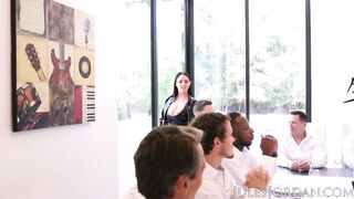 Jules Jordan - Angela White Gangbang, Double Anal, Triple Penetration!